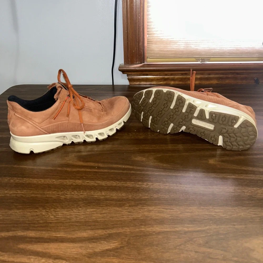ECCO Cool 2.0 Gore-Tex Surround Sneakers Mens 43 9-9.5 Brown Leather Waterproof
